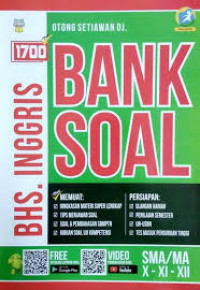 1700 Plus Bank Soal Bahasa Inggris SMA/MA 10, 11, 12 Kurikulum 2013 Revisi
