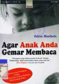 Agar Anak Anda Gemar Membaca