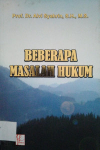 Beberapa Masalah Hukum