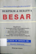 Berpikir & Berjiwa Besar