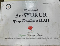 Kiat-Kiat Bersyukur Yang Diridhoi Allah