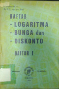 Daftar Logaritma Bunga dan Diskonto