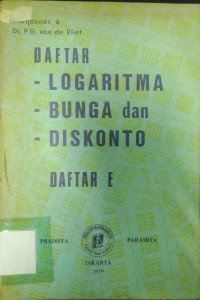 Daftar Logaritma Bunga dan Diskonto