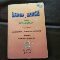 Larangan-Larangan yang Terabaikan