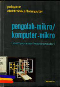 Pelajaran Elektronika Pengolah Mikro/Komputer Mikro