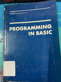 Programming In Basic