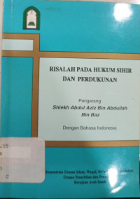 Risalah Pada Hukum Sihir dan Perdukunan