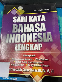 Sari Kata Bahasa Indonesia Lengkap