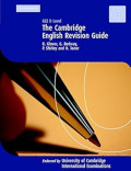 The Cambridge English Revision Guide: GCE O Level