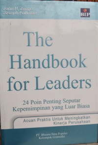 The Handbook for Leaders