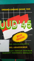 UUD'45 Hasil Amandemen Negara Republik Indonesia