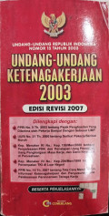 Undang-Undang Ketenagakerjaan 2003