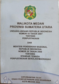 Walikota Medan Provinsi Sumatera Utara
