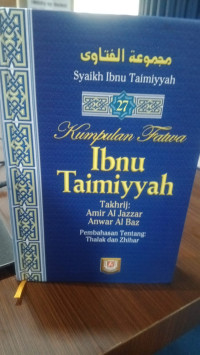 Kumpulan Fatwa Ibnu Taimiyyah: Pembahasan Tentang Thalak dan Zhihar