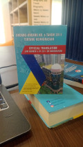 Undang Undang No 6 Tahun 2011 Tentang Keimigrasian (Indonesia - Inggris)