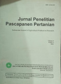 Jumal Penelitian Pascapanen Pertanian Vol.8