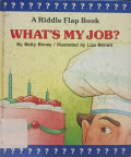 A Riddle Flap Book: What's My Job?