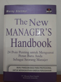 Image of The New Manager's Handook